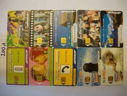 2001  LOT  10 TELECARTES - 2001