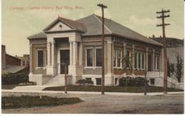 Red Wing MN Minnesota, Public Library Building, C1900s/10s Vintage Postcard - Autres & Non Classés