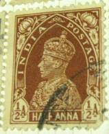India 1937 King George VI 0.5a - Used - 1936-47 King George VI