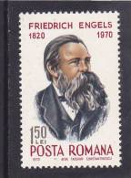 FRIEDRICH ENGELS ,1970,Yv.2552,Mi.2867, ** MNH,ROUMANIE. - Unused Stamps