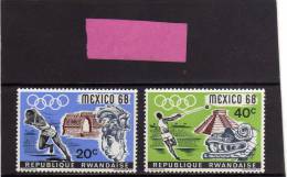 RWANDA 1968 OLYMPIC GAMES MEXICO - GIOCHI OLIMPICI MNH - Ungebraucht