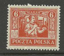 POLEN Poland Polska 1922 Ortsausgabe Local Issue Ostoberschlesien Michel 13 MNH - Slesia