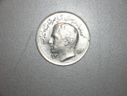 Iran 1 Rial 1353/1974, Variante Año Trazo Grueso (3786) - Iran