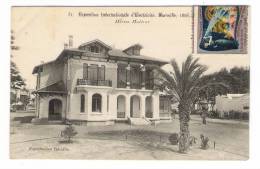 BOUCHES-DU-RHÔNE  /  MARSEILLE  /  EXPOSITION  INTERNATIONALE  D' ELECTRICITE , 1908  /  MAISON  MODERNE  /  VIGNETTE - Weltausstellung Elektrizität 1908 U.a.