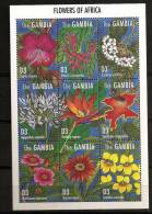 Gambie Gambia 1995 N° 1874 / 80 ** Fleurs, Uncarina, Plumbago, Protea, Catharanthus, Zantedeschia, Nerine, Canarina - Gambie (1965-...)