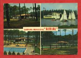 * SOUSTONS-Camping Municipal "L´AIRIAL"-1981(Voir Les 2 Timbres)-Multiples Vues - Soustons