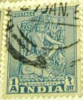 India 1949 Bodhisattva 1a - Used - Used Stamps