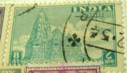 India 1949 Kandarya Mahadeva 8a - Used - Gebruikt