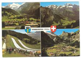 C1048 Kandersteg - Blumlisalp - Oeschinensee - Nationale Mattenschanze - Rinderhorner Gellihorn / Viaggiata 1985 - Kandersteg