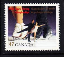 Canada MNH Scott #1896 47c Pairs - World Figure Skating Championships - Neufs