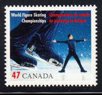 Canada MNH Scott #1898 47c Men`s Singles - World Figure Skating Championships - Unused Stamps