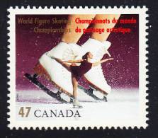 Canada MNH Scott #1899 47c Women`s Singles - World Figure Skating Championships - Unused Stamps