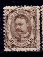Luxembourg 1907 50c Grand Duke William Issue #89 - 1906 William IV