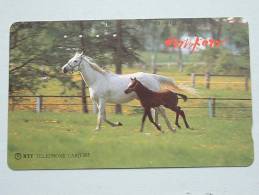 PAARD - HORSE - CHEVAL ( NTT Japan ) ! - Paarden