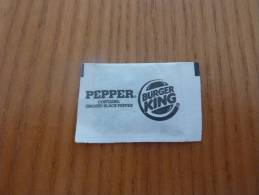 Sachet De Poivre "PEPPER - BURGER KING" Etats-Unis - Altri & Non Classificati