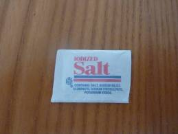Sachet De Sel "Iodized Salt" SYSCO Corp HOUSTON Etats-Unis Type 2 - Altri & Non Classificati
