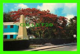 ST. JAMES, BARBADOS, W.I. -  MONUMENT COMMEMORATING FIRST LANDING OF STTLERS FROM SHIP, OLIVE BIOSSOM AT HOLETOWN - - Barbados (Barbuda)