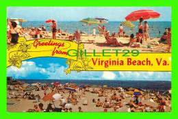 GREETINGS FROM VIRGINIA BEACH, VA - 2 MULTIVIEWS - - Virginia Beach