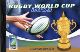 Australia 2003 Rugby World Cup Souvenir Prestige Booklet - See 2nd Scan - Rugby