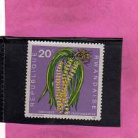 RWANDA 1968 FLOWERS ORCHIDEE - FLEURS - FIORI ORCHIDEA MNH - Unused Stamps