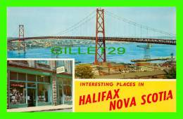 HALIFAX, NOVA SCOTIA - INTERESTING PLACES IN HALIFAX - THE ANGUS L. MACDONALD BRIDGE - - Halifax