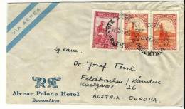 =Argentina  1950 Brief Nach Austria - Posta Aerea