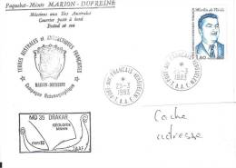 8704  MARION DUFRESNE - MD 35 DRAKAR - KERGUELEN - Covers & Documents