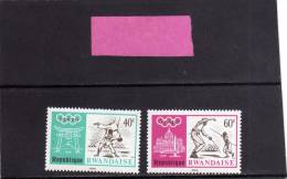 RWANDA 1968 OLYMPIC GAMES MEXICO - GIOCHI OLIMPICI MNH - Unused Stamps