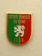 Pin's COMITE BOULISTE DU RHONE F.F.S.B - LION - Pétanque
