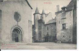 MONTBAZENS - Porte De L'Eglise Et Hotel De Ville - Montbazens