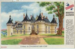 BUVARD PUBLICITAIRE - BISCOTTES ALLEGEES GREGOIRE - " CHÂTEAU DE CHAUMONT-SUR-LOIRE " - Bizcochos