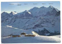 C1066 Luftseilbahn Lungern Schonbuel - Hotel Berghaus Mit Alp Und Sporthotel / Viaggiata 1968 - Lungern