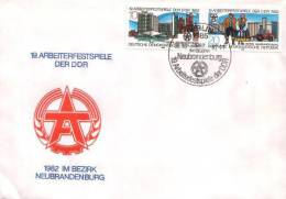 DDR / GDR - Mi-Nr 2706/2707 FDC (l280)- - 1981-1990