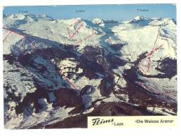 C1072 Flims Laax - Die Weisse Arena / Viaggiata 1991 - Flims