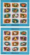 Romania 1988 MNH / Orchids / 2 Blocks - Ungebraucht