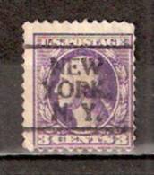 Timbre Etats-Unis Y&T N° 169 (1). Oblitéré. 3 Cents. Cote 3.50€ - Used Stamps