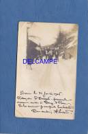 CPA Photo - Arrivée à BOURG SAINT PIERRE - Retour Du Saint Bernard - 1906 - Bourg-Saint-Pierre 