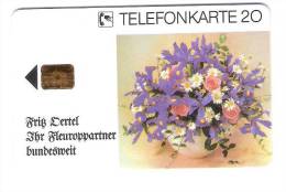 Germany - O064  04/92 - Fleurop - Flowers - O-Series : Series Clientes Excluidos Servicio De Colección