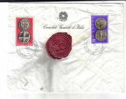 VER1865 - GRECIA, Raccomandata Da Tessalonica 20/7/1963 Per Roma - Covers & Documents