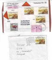 791d: Burgenland 75 Jahre, EF Und MiF (letztere Als Briefvorderseite) - Covers & Documents