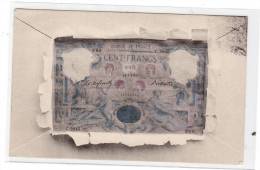 CPA BILLET DE CENT FRANCS DOS SIMPLE - Banks