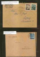 790: Zwei Briefe Bunte Landschaften - Storia Postale