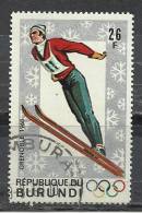 BURUNDI 1968 - WINTER OLYMPIC GAMES 26 - USED OBLITERE GESTEMPELT - Winter 1968: Grenoble