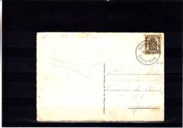 Trains - Belgique - Carte Postale De 1939  ?? - Convoyeur - Oblitération Train 1208 - Cartas & Documentos