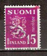 Timbre Finlande Y&T N°  366. Oblitéré. Cote 0.15 € - Usati