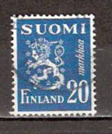 Timbre Finlande Y&T N°  367. Oblitéré. Cote 0.15 € - Usati