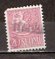 Timbre Finlande Y&T N°  414A. Oblitéré. 2e Choix. Cote 0.15 - Usados