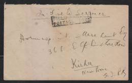 India  1922...WAZIRISTAN FIELD FORCE...POSTAE FREE..COVER BANNU To KIRKEE  # 39866 Indien Inde - 1911-35 King George V