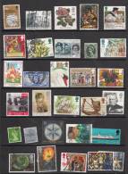 GB LOT DE 50 TIMBRES  OBLITERES DIFFERENTS - Colecciones Completas