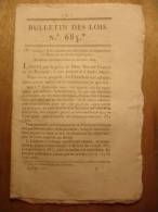 BULLETIN DES LOIS De 1824 - PUBLICITE ET CONTREFACON - CHOMAGE DES MOULINS EMPLACEMENT BOIS - CHEMINS VICINAUX - BREVETS - Décrets & Lois